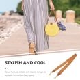 thumbnail image 4 of CIMAXIC Bucket Bag Shoulder Strap Brown Canvas Simple Stylish Design for Bags, 4 of 6
