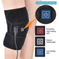 thumbnail image 2 of Heated Knee Brace Heating Pad For Arthritis Pain Relief, 3 Adjustable Temperature Thermal Therapy Heated Knee Pad Knee Protector, 2 of 5