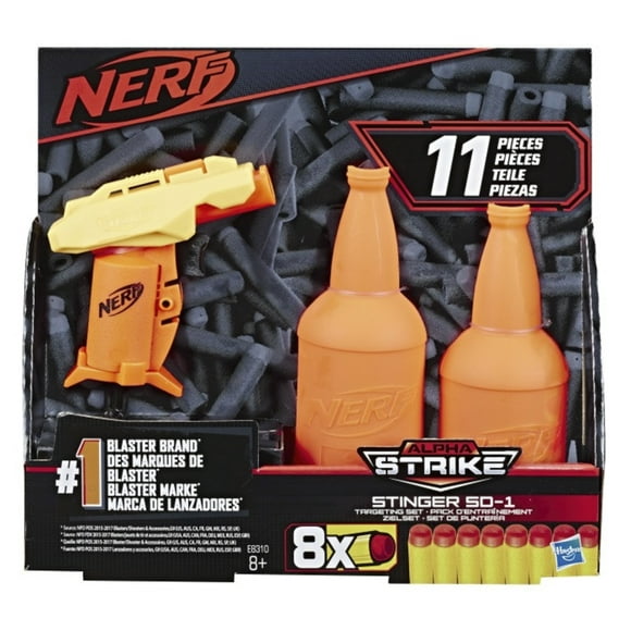 Nerf Alpha Strike 11 Pièces Stinger SD-1, Idéal pour les Batailles Furtives