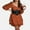 P-Orange, variant on 2025 Women's Ladies Soft Velvet High Neck Dress for Women Mrs Santa Claus Costume Casual Tan Dress Christmas Fancy Dress Outfit