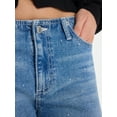 thumbnail image 4 of No Boundaries Studded Baggy Wide Leg Jeans, 31.5'' Inseam, Women's, 4 of 5
