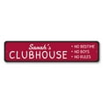thumbnail image 2 of Kids Clubhouse Novelty Decor, Metal Wall Sign - 4x18 Inches, 2 of 4