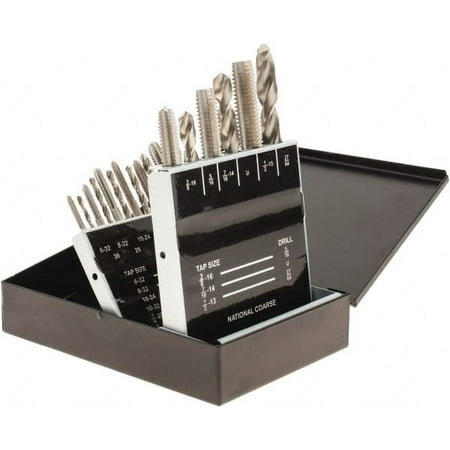

Value Collection #36 #29 #25 #21 #7 Drill F to U Drill #6-32 to 1/2-13 Tap Hand Tap and Drill Set