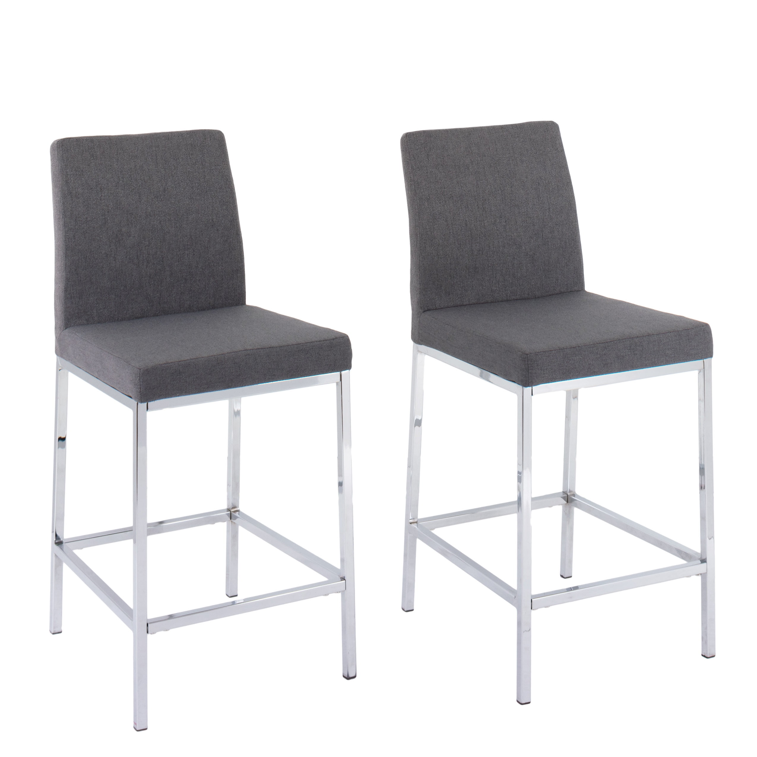 Fabric Bar Stools With Chrome Legs Counter Height Set Of 2 Fabric Bar Stools With Chrome Legs Counter Height Set Of 2 Com