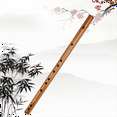 thumbnail image 4 of E Key Meibet Mini Piccolo Sac en Velours Flûte en Bambou Instrument de Musique National Flûte, 4 of 8