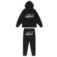 thumbnail image 1 of Shooters Hooded Tracksuit Black Gray, 1 of 2