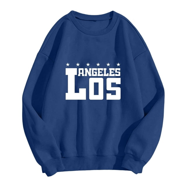 MesaSe Sweat-Shirt Mode pour Femmes Sweat-Shirt Col Rond Pull Imprimé Lettre Hoodie