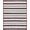 Navy Blue Ivory Red, Pattern 16, variant on ODIKA 8'x10' Washable Area Rug Durable, Non-Slip Nautical Striped With Bold Horizontal Bands And Accent Lines for Living Room, Under Sectional, Family