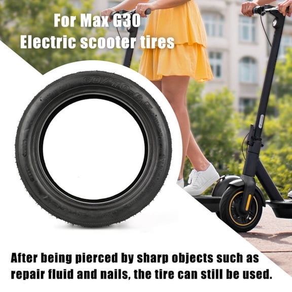 10 Inch 60/70-6.5 Electric Scooter Tyre Tubeless Tires for Ninebot Max G30