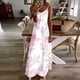 thumbnail image 1 of TaTaai Women Stylish Printed Round Neck Sleeveless Ankle Length Long Dress Soft Comfortable Casual Daily Party Holiday Wear Gift, 1 of 5