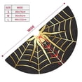 thumbnail image 3 of Yiaed Gold Spider On The Web Print Christmas Tree Skirt , Tree SkirtsTree Mat for Christmas Winter Holiday Indoor Decorations-48", 3 of 7
