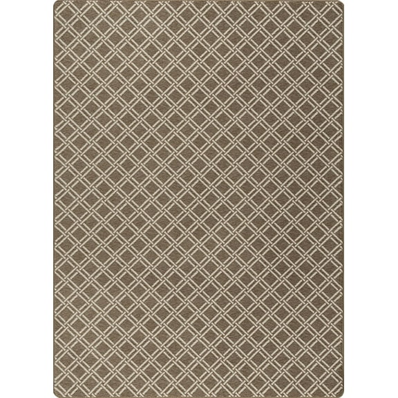 Milliken Imagine Area Rug CANOVA LATTICE WOOD GAIN Canova Lattice Wood 3 10 x 5 4 Rectangle