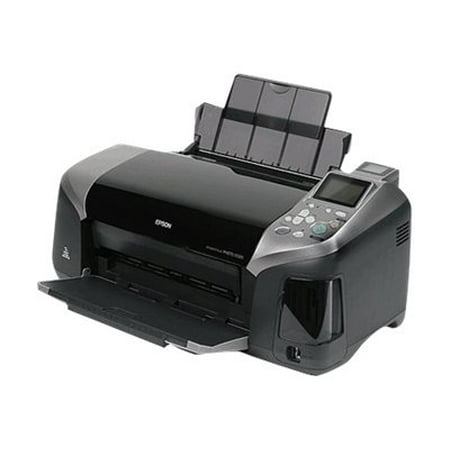 Epson Stylus Photo R320 - Printer - color - ink-jet - Legal - 5760 x 1440 dpi - up to 15 ppm (mono) / up to 15 ppm (color) - capacity: 120 sheets - USB - silver, dark gray