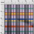 thumbnail image 1 of oneOone Silk Tabby Pastel Purple Fabric Madras Check Diy Clothing Quilting Fabric Print Fabric By Yard 42 Inches Wide, 1 of 4