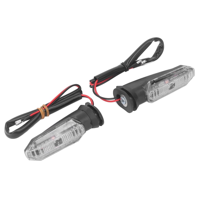 Señal de giro de motocicleta lámpara indicadora de motocicleta de alto brillo ahorro de energía resistente a arañazos 2 piezas LED resistente para moto ANGGREK Otros