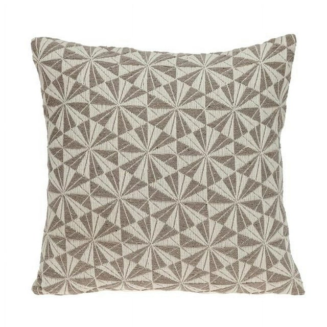 Parkland Collection PILJ21130P Dorri Transitional Beige Throw Pillow