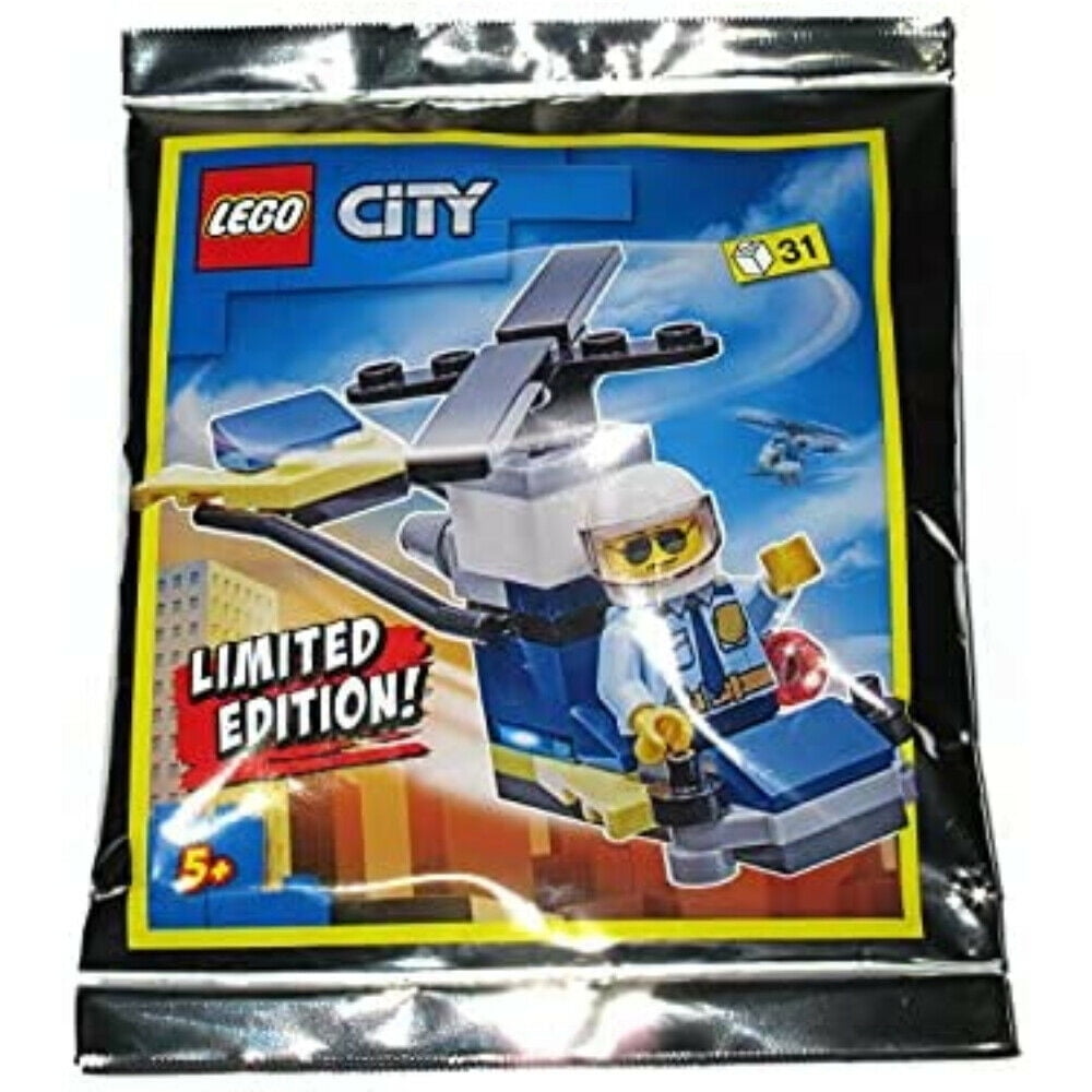 LEGO City Police Man with Helicopter