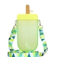 thumbnail image 2 of Nituyy Water Bottle, Translucent Water Cup with Straw and Shoulder Strap, 2 of 7