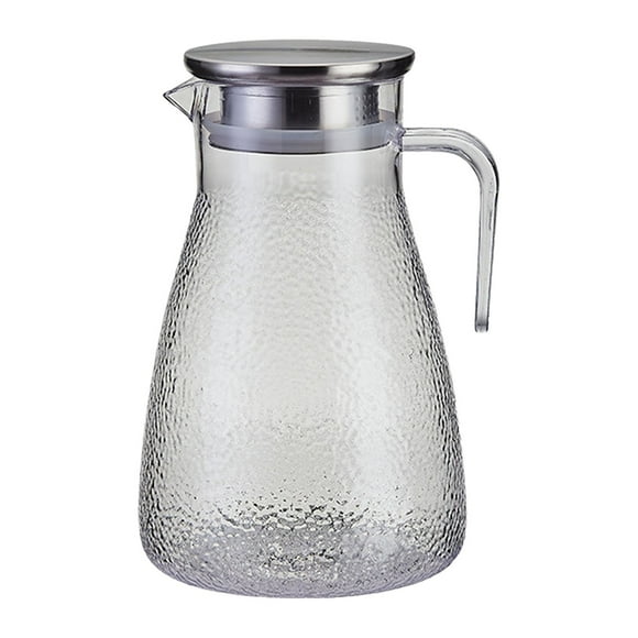 Jarra de agua, botella de agua fría con asa, tetera gruesa, jarra de agua para el hogar, jarra de agua para agua de limón, leche, té helado