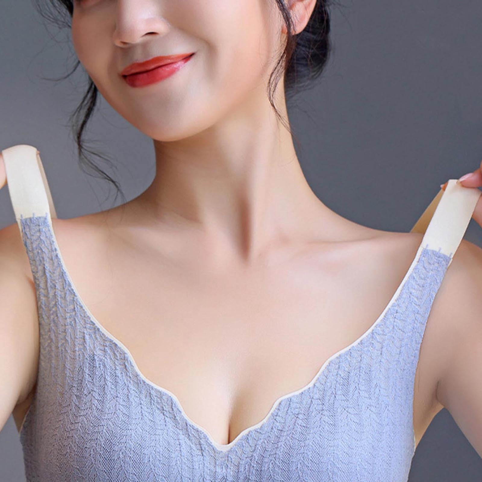 Soutien-gorge En Gel Jelly Gel Shaping 2025 - Sans Armatures, Confort Tout Le Jour - Pour Sport, Quotidien - Taille XXL Bleu - 3