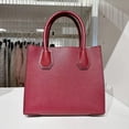 thumbnail image 5 of MICHAEL KORS 35S1GM9M2L Mercer Medium Pebbled Leather Crossbody Bag In Mulberry, 5 of 7