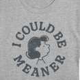 thumbnail image 3 of Peanuts - I Could Be Meaner Lucy - Juniors Cropped Graphic T-Shirt, 3 of 6