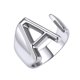 thumbnail image 1 of Anillo de moda para mujer, anillo de pareja, anillo de apertura de 26 letras, joyería Wmkox8yi  sjalhkljlk2526, 1 of 3
