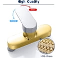 thumbnail image 4 of Single Lever Shower Faucet, Wall Mounted Shower Mixer Tap, Single Lever Shower Faucet, Chrome, 4 of 5