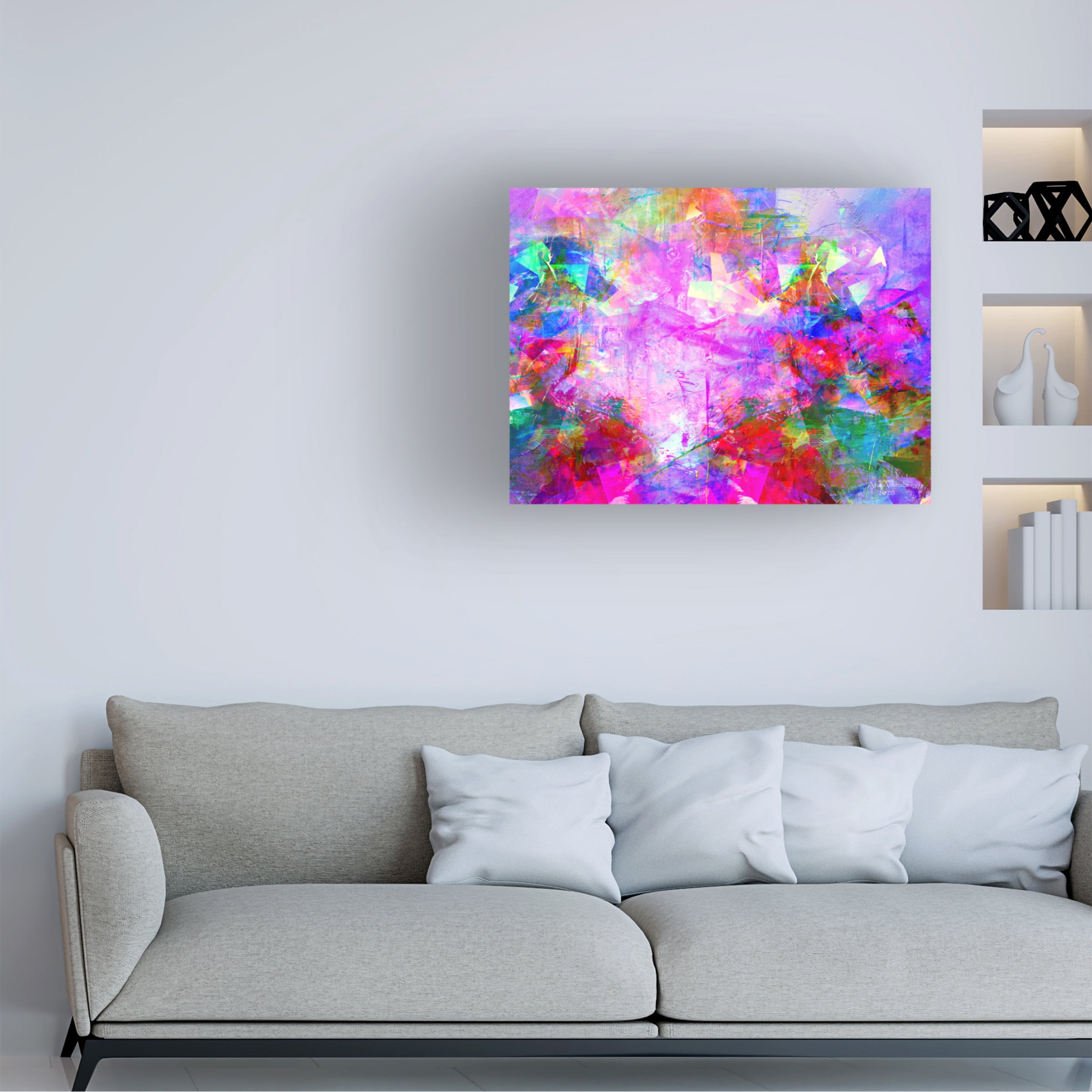 Ata Alishahi 'Abstract 1B' Canvas Art