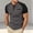 Grey, variant on Henley T Shirts for Men Summer Raglan Short Sleeve Color Block Color Block Casual T-Shirts