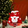 thumbnail image 6 of LanSuare Christmas Gift Doll Bags with Drawstring, 8.6x7.5" Christmas Goody Gift Bags Small Fabric Xmas Candy Bag, for Xmas Gifts Wrapping Bag, Holiday Party Favors Decor, Deer, 6 of 7