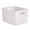White, variant on Superio 5L Small Ribbed Storage Bin- Plastic Storage Bin (4 Pack, White)