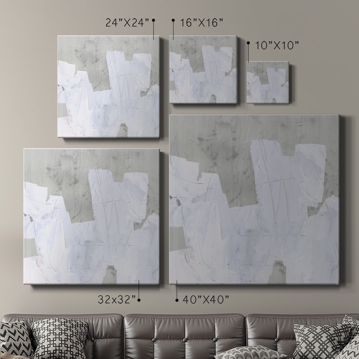 Wexford Home Ice Shield II-Premium Gallery Wrapped Canvas, 40" x 40" - Ready to Hang