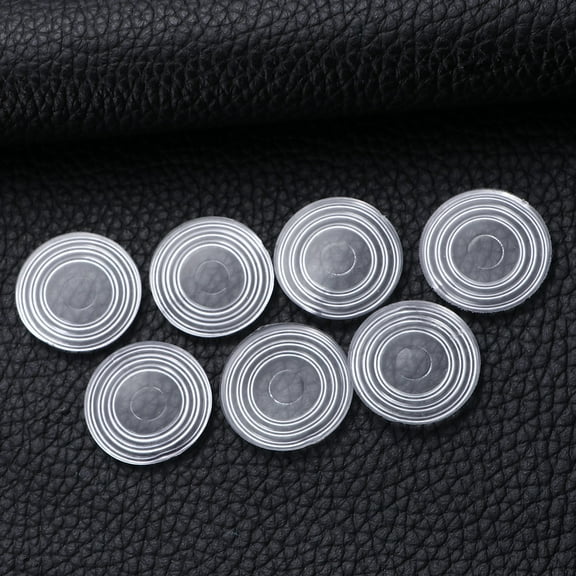 OULII 18Pcs Transparent Round Shaped Grip Pads Furniture Bumpers for Kitchen Cabinets