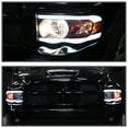 thumbnail image 2 of Spec-D Tuning Black LED Tube Headlights Compatible with 2002-2005 Dodge Ram 1500, 2003-2005 Ram 2500 / 3500, Left + Right Pair Headlamps Assembly, 2 of 6