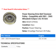thumbnail image 2 of Power Steering Drive Belt Tensioner Pulley - Compatible with 2001 - 2005 Mitsubishi Eclipse 3.0L V6 GAS 2002 2003 2004, 2 of 2