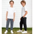 thumbnail image 3 of MERIDIANO Boys' Scuba Joggers 2-Pack - Tapered Athletic Sweatpants for School, Sports & Daily Wear, 3 of 11
