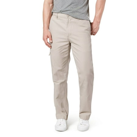 Men's Dockers® Comfort Cargo Classic-Fit Flat-Front Cargo Pants Color: Light Buff Size: 38X30