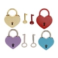 thumbnail image 1 of 4Pack Lock Set En Forma De Corazón Con Llave Para Cajas De Joyería Maleta De Equipaje SM SunniMix Candado lindo en forma de corazón, 1 of 8
