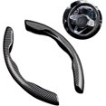 thumbnail image 1 of Carbon Fiber Steering Wheel Cover,Fits All D And Round Shape Models, 1 of 5
