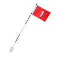thumbnail image 4 of 1 Pieza de Hoyo Golf de Patio Trasero Práctica Poste Taza Palo Golf Material Plástico y Acero Zulema Poste de putt de palo de bandera de golf, 4 of 6