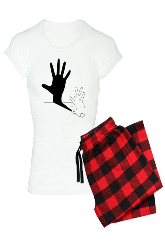 - Rabbit Hand Shadow - Women's Light Pajamas