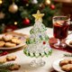 thumbnail image 1 of Mini Handmade Glass Christmas Tree Ornament Small Desktop Crystal Xmas Tree Table Decor For Decoration, 1 of 6