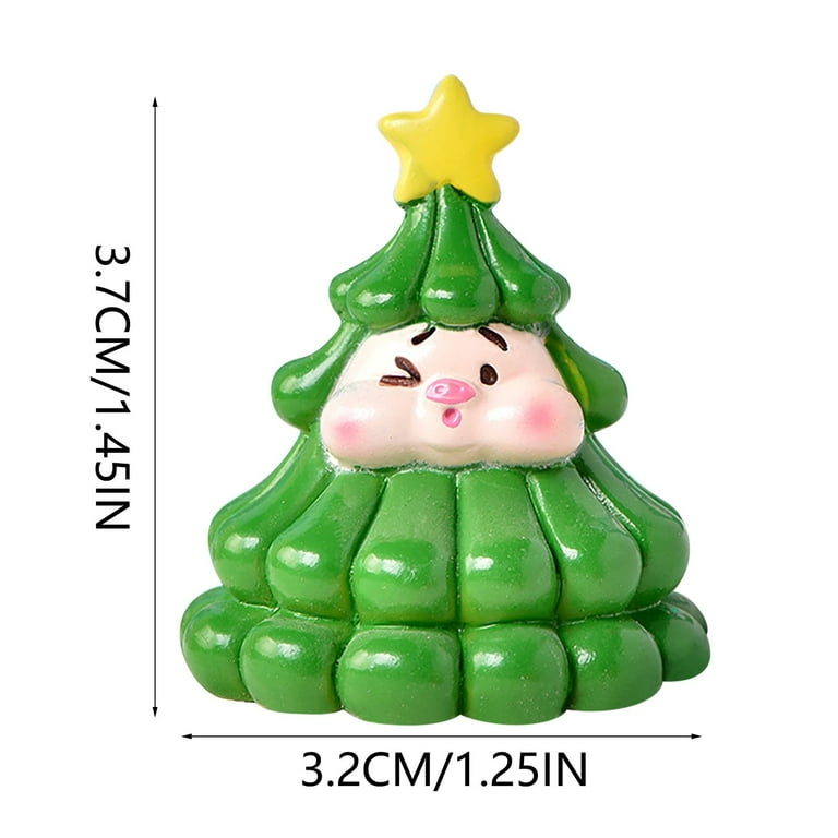 Mini Christmas Tree Ornaments Small Resin Christmas Ornaments for Mini  Christmas Tree Decorations 30 Pcs 