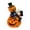 A, variant on Jack O Lantern Skull Lights for Halloween Decorations, LED Light Up Colorful Flashing Skeleton Figurine, Glow Prop for Spooky Haunted House Home Tabletop Party Decor，B
