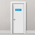 thumbnail image 5 of Uxcell 9"x3" EXIT Sign Acrylic Self Adhesive Door Sticker Wall Mounting Sign Blue, 5 of 5