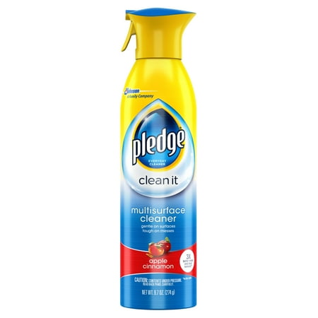 Pledge Multisurface Cleaner Aerosol, Apple Cinnamon, 9.7 (Best Apple Mac Cleaner)