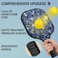 thumbnail image 4 of Pickleball Paddles Set Of 1, Fiberglass Surface, Camouflage Print, 1 Paddle, 2 Balls & Bag, 4 of 5