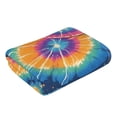 thumbnail image 4 of Polyester Long Towel Multi-Size Water Absorption Good Bright Fluffy Soft For Bathroom Swimming Pool Beach Outdoor Travel Silver Tie Dye Vibrant Colors And Swirling Patterns, 4 of 8