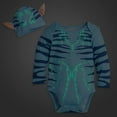thumbnail image 2 of The World of Avatar Na'vi Costume Bodysuit & Beanie Set for Baby 9 12 Months - Disney World Costume Dress Up, 2 of 3